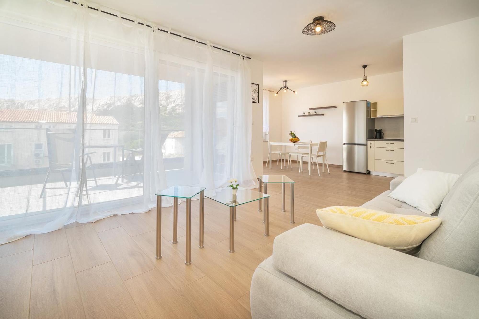 Poolside Apartments Anabella Baška Esterno foto